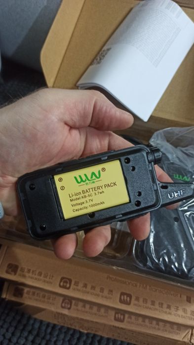 Рація 2 шт.  UHF WLAN KD-C1T  5W аналог baofeng T20