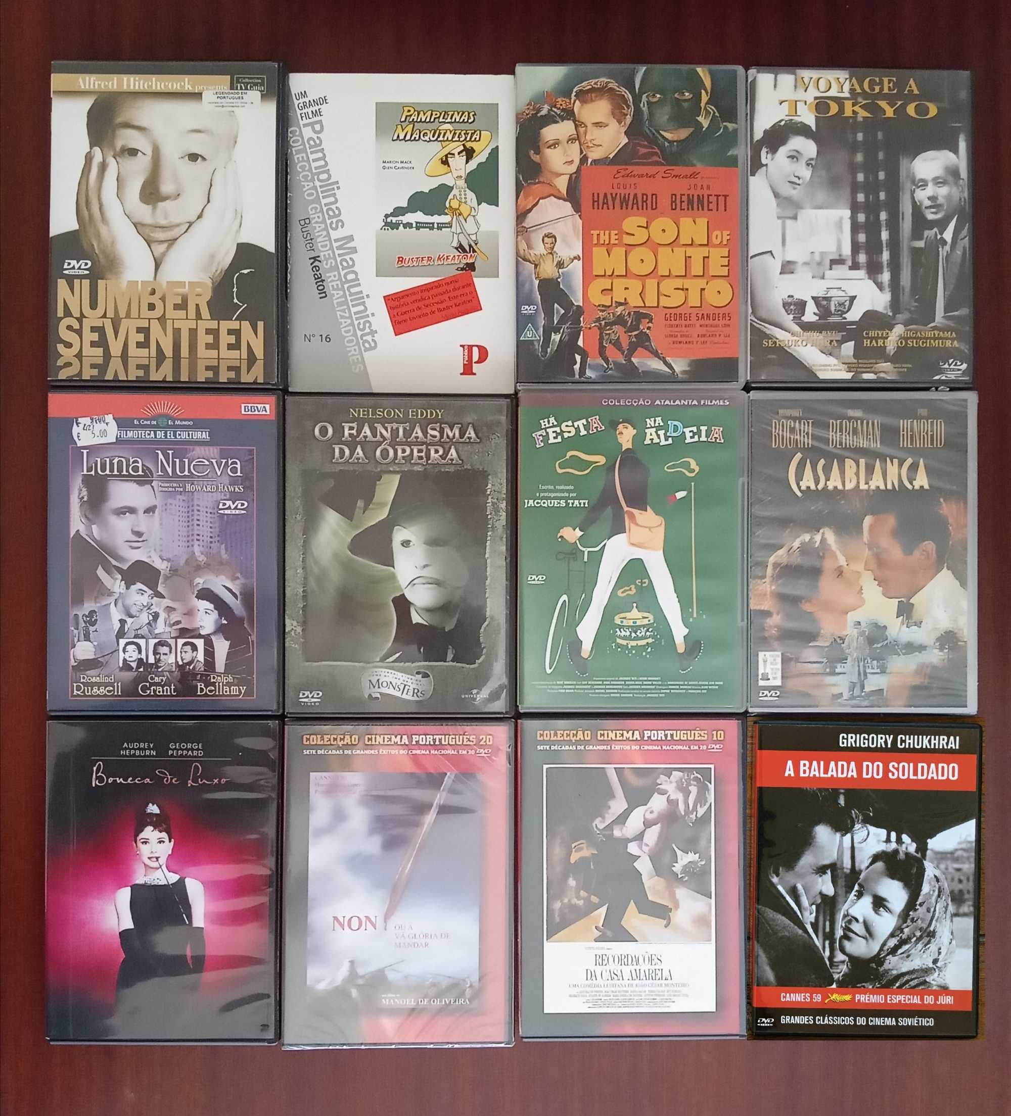 DVD cinema clássico: Ford, Lubitsch, Hitchcock, Tati, Godard etc