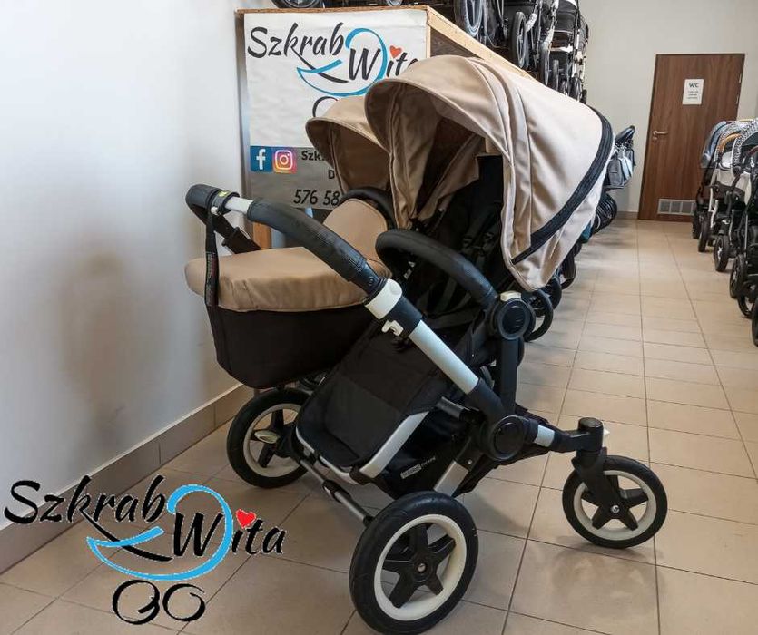 Bugaboo Donkey rok po dla bliźniąt Szkrab Wita GWARANCJA