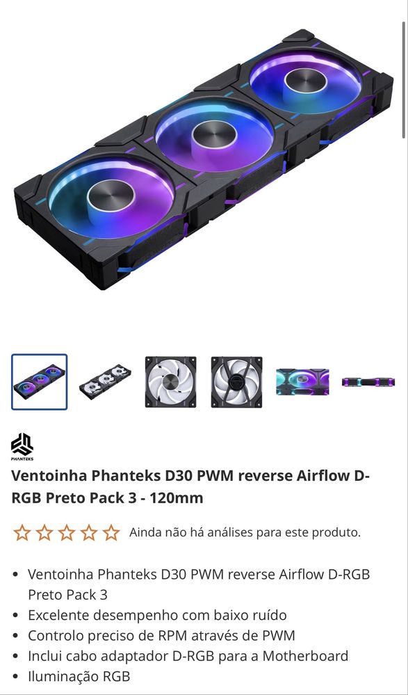 Caixa panteks NV7 com ventoinhas, suporte GPU, barra drgb