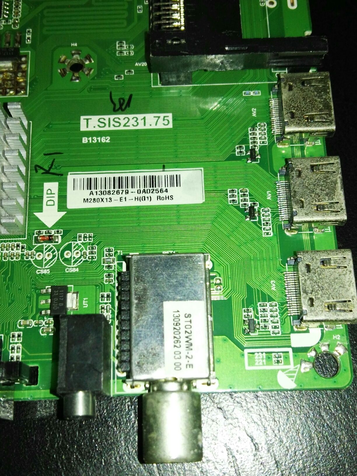 Main board mitsai t.sis231.75