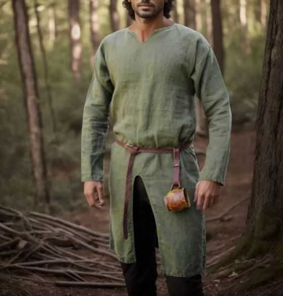 Tunika, szata, rycerska, wikinga, szlachcica, 170-190cm, nowa