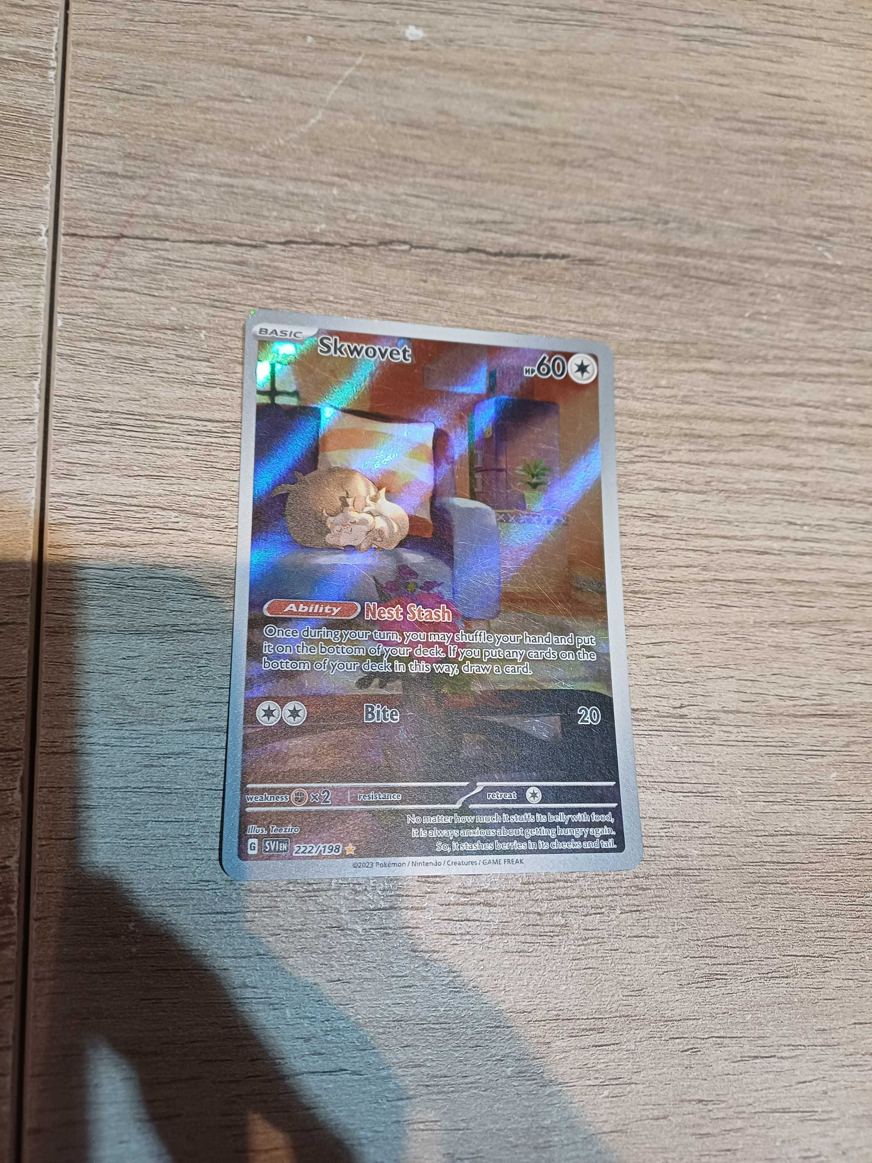 Pokémon Card Skwovet #222