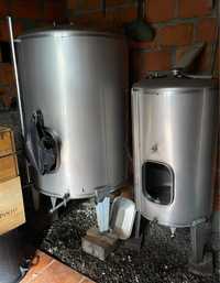 2 cubas de inox de 350 e 1000