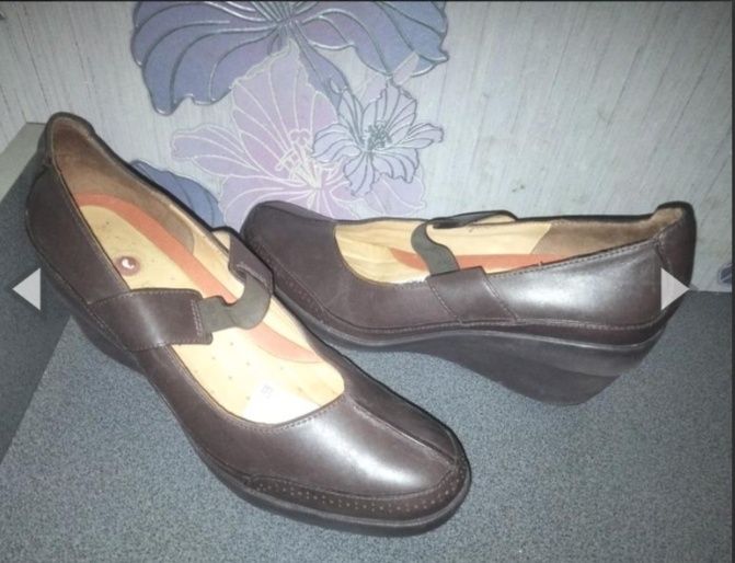 Туфли кожаные Clarks 28.5 см