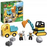 LEGO Duplo Ciężarówka i koparka gąsienicowa