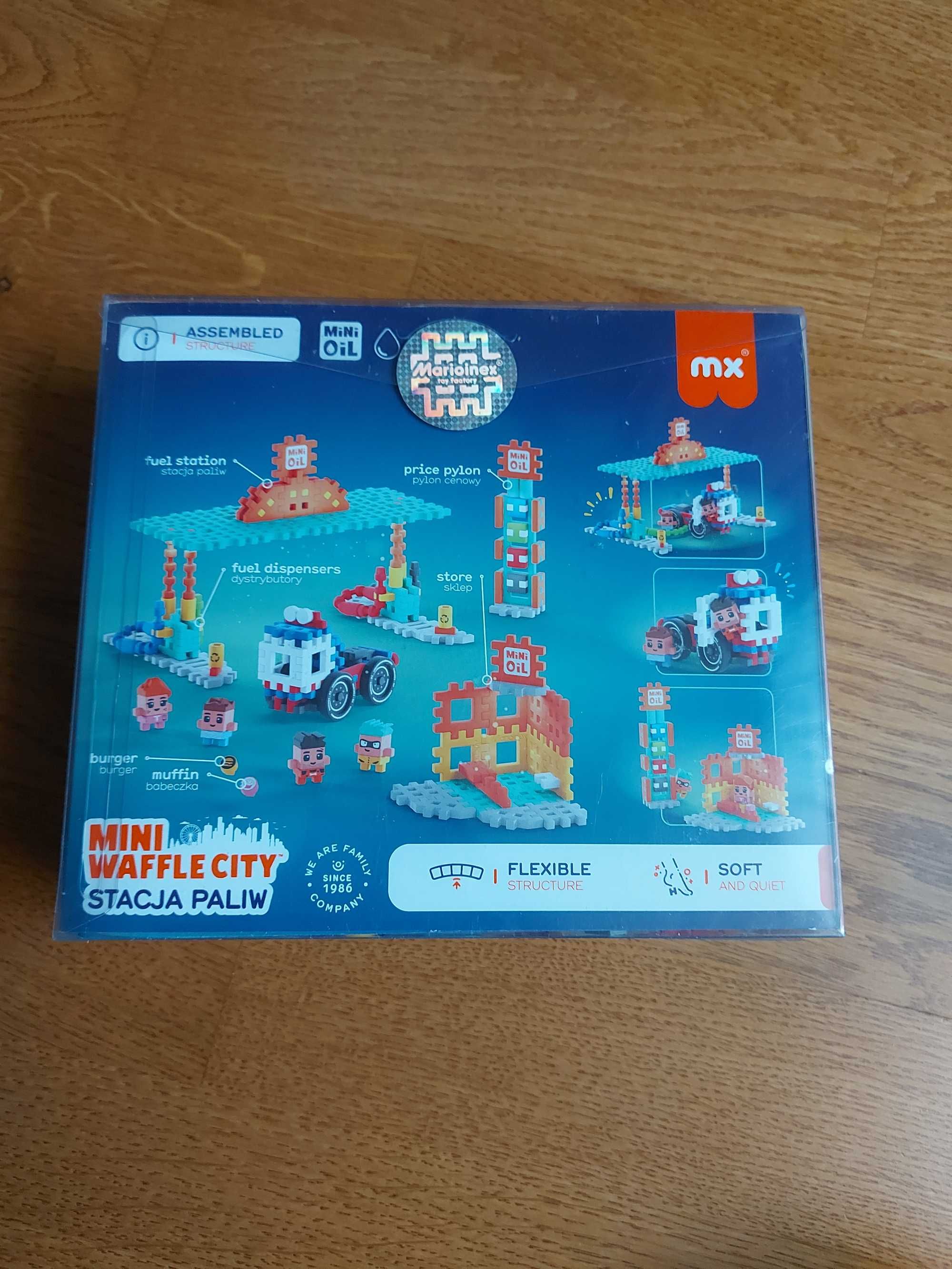 Marioinex, Mini Waffle, City, Stacja Paliw