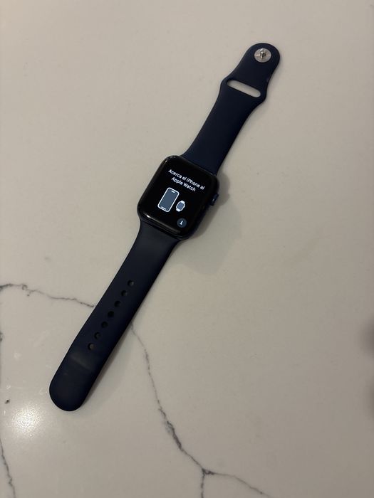 Apple Watch series 6, aluminium 44mm, GPS, granatowy, bateria 68%