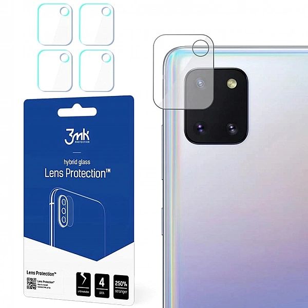 Szkło hybrydowe 3MK do Samsung Galaxy Note 10 Lite 4 szt.