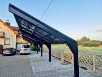 Nowoczesne zadaszenie, carport, wiata garażowa