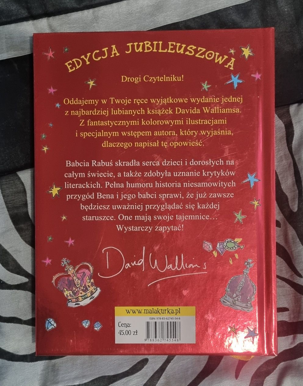 Książka nowa Babcia Rabuś David Walliams