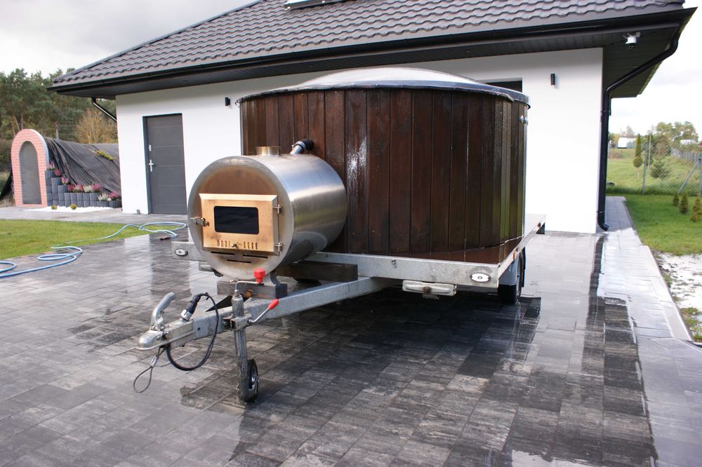 Mobilna bania balia jacuzzi pomysł na biznes zamiana quad