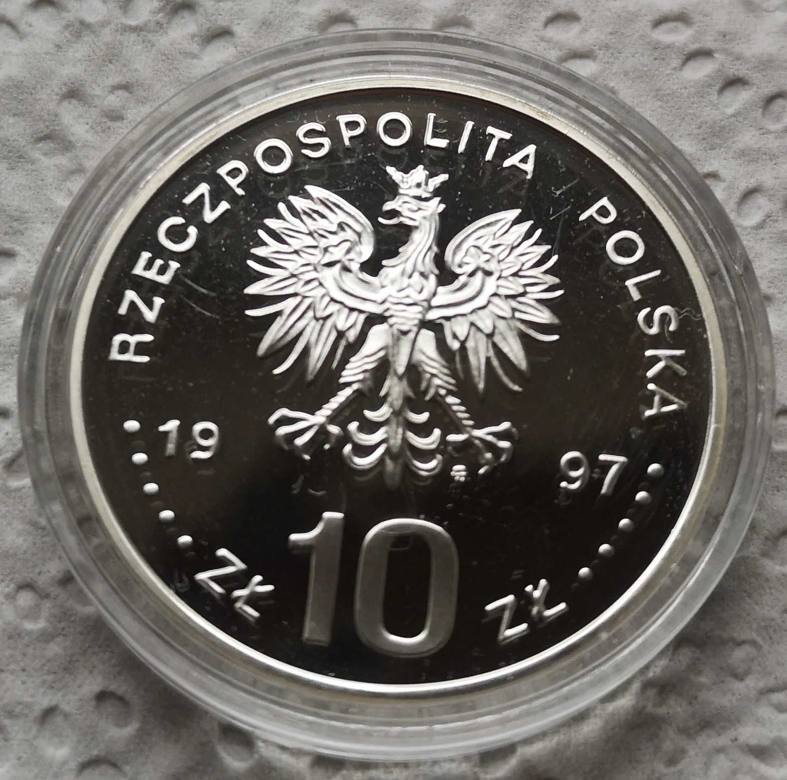 Moneta 10 zł 1997 r. Stefan Batory, popiersie