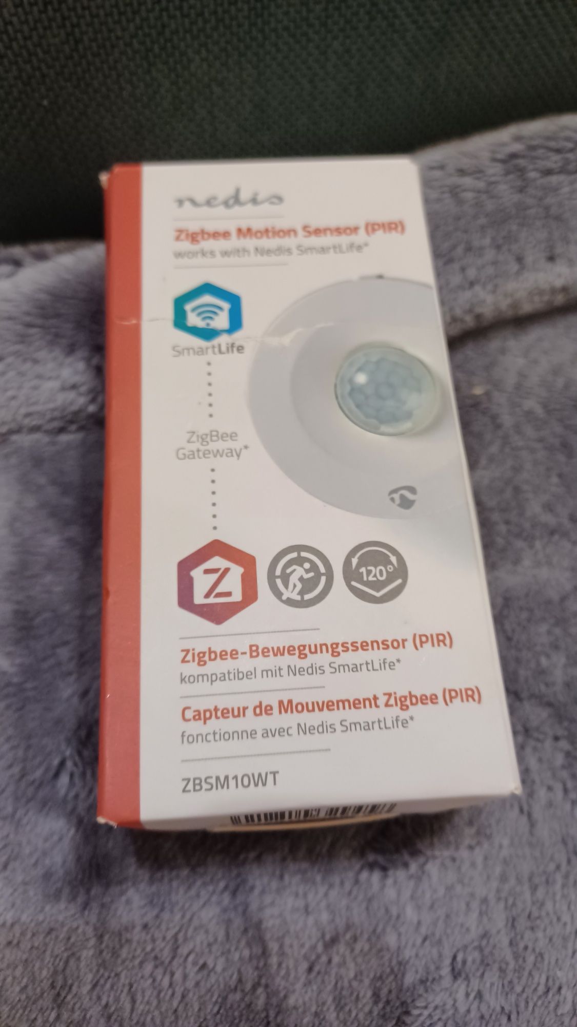 Nedis Inteligentny czujnik ruchu PIR 1xCR2450 ZigBee smart home