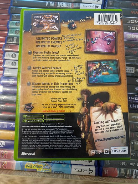 Rayman 3: Hoodlum Havoc [XBOX]