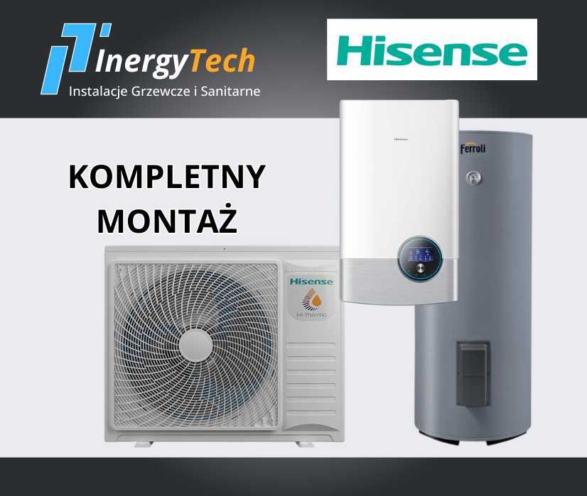 Pompa Ciepła Hisense-Hitachi „Kompletny Montaż” / C.O. + C.W.U.