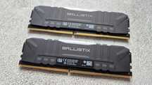 CRUCIAL BALLISTIX 16GB (2x8) 3600MHz CL 16/18/18/38 1.35V XMP DUal RGB