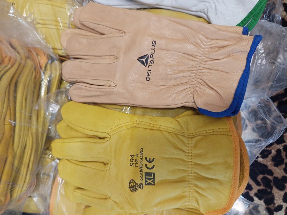 Рукавички робочі шкіряні ,перчатки рабочие кожаные DELTA PLUS