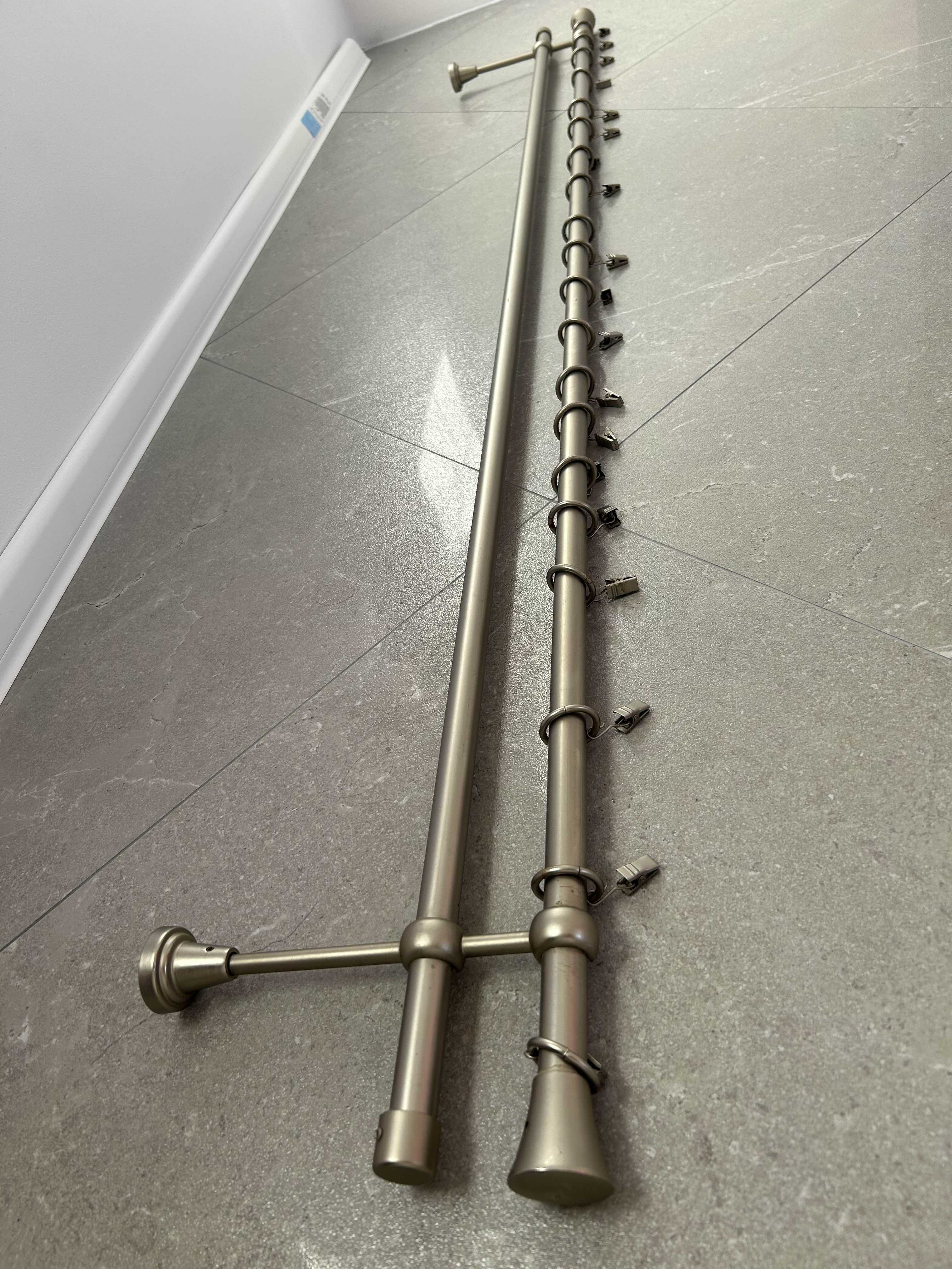 Karnisz metalowy 160 cm