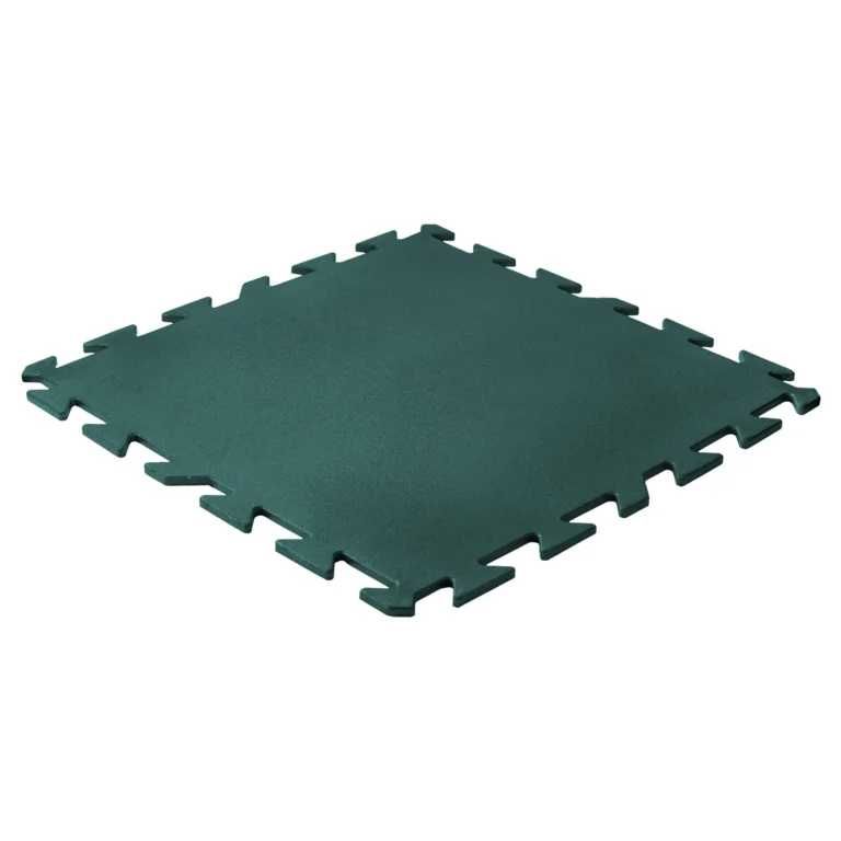 Podłoga gumowa do siłowni kolorowa puzzle SBR