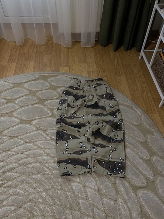 Широкі карого штани на кордурі, streetwear pents , baggy , sk8 ,