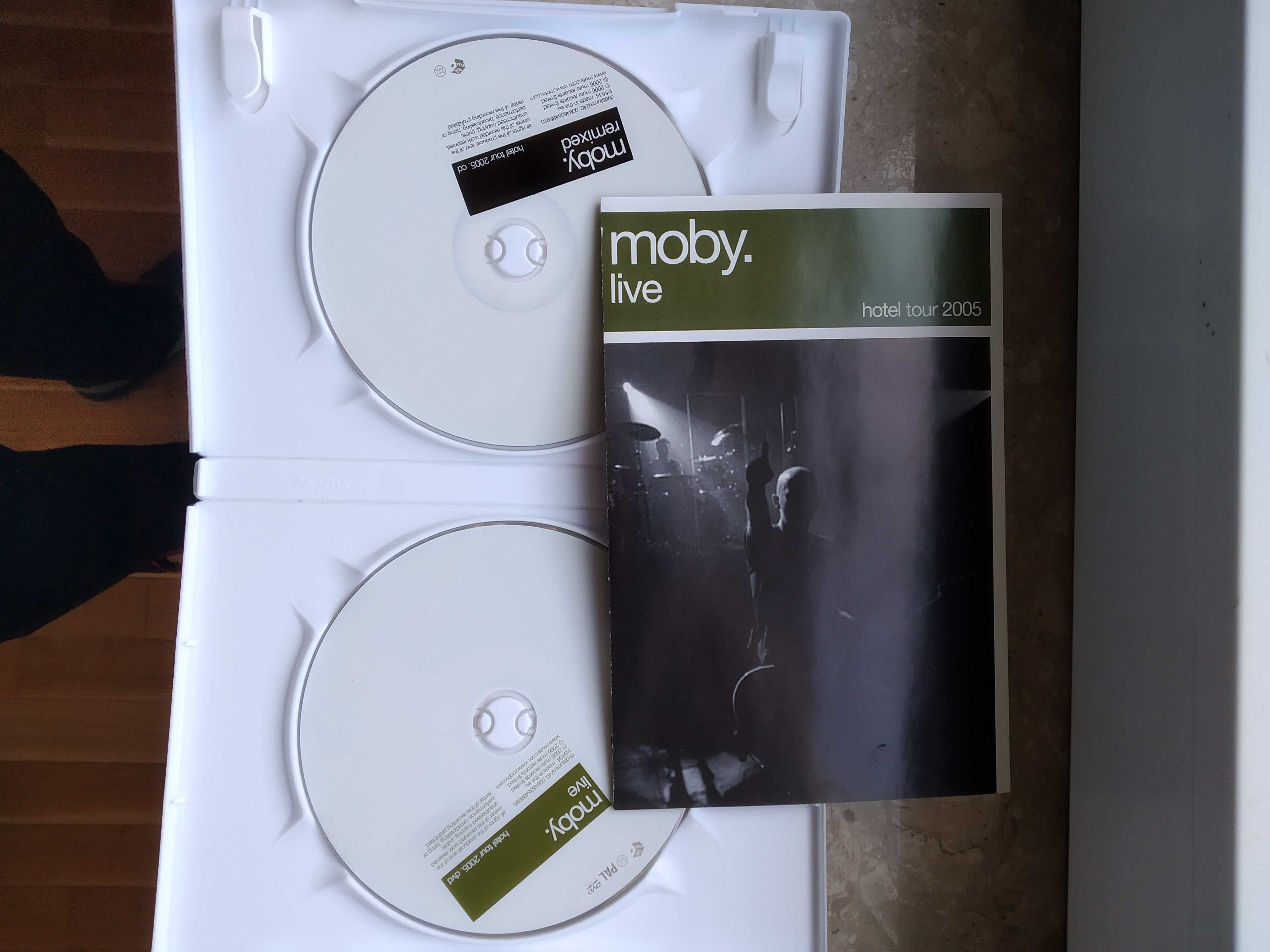 Moby Live hotel tour CD and DVD