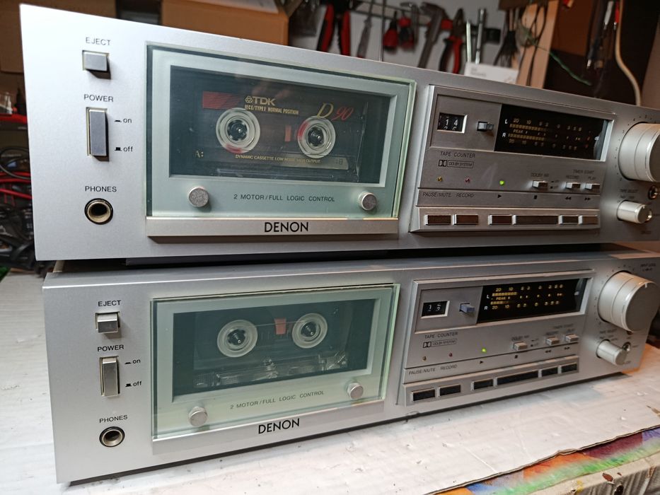 Magnetofon Denon DR-220 dwie sztuki.