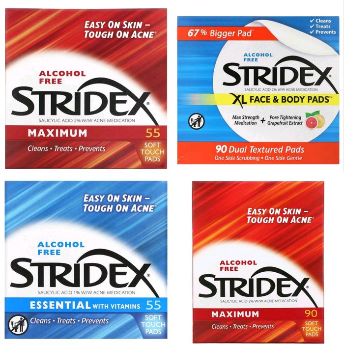 Stridex, Одношаговое средство от угрей