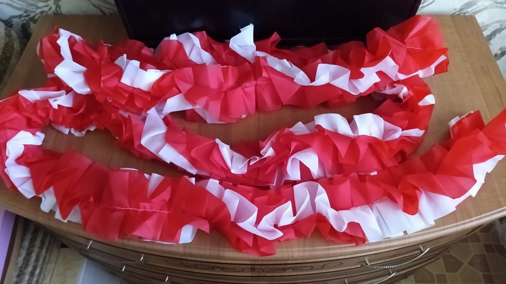 Лента свадебная для оформления машины