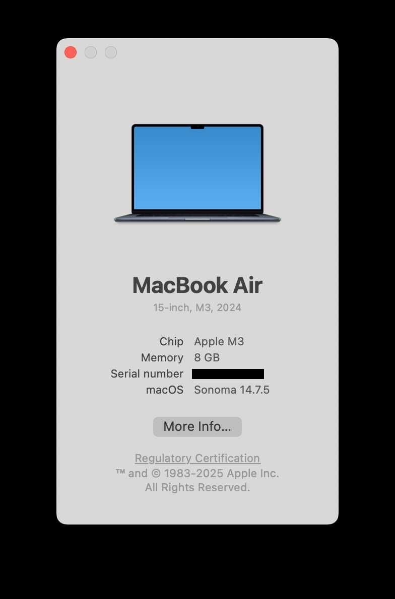 MacBook Air 15" M3 8/512 Midnight Mid 2024 (MRYV3) - 970$ Гарантия