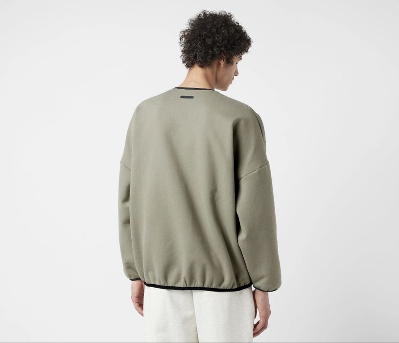 adidas fear of god athletics suede fleece sweatshirt оригинал