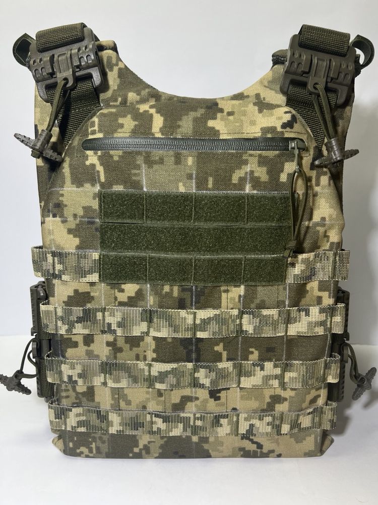 Плитоноска з 4-ма швидкоскидами. Колір Multicam, Pixel - Cordura 1000D