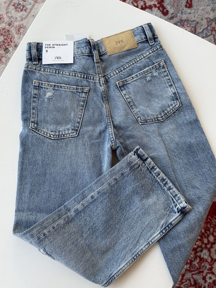 Zara джинси 134, zara летние рваные джинсы 8-9 лет