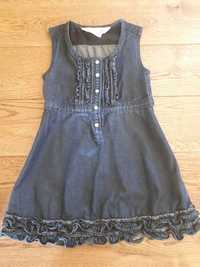 Jeansowa sukienka na 4-5 lat H&M