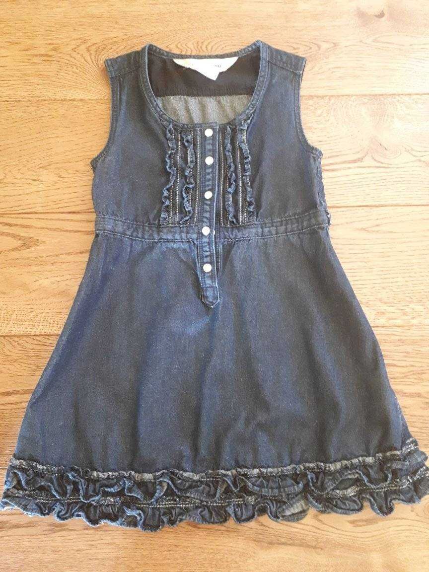 Jeansowa sukienka na 4-5 lat H&M