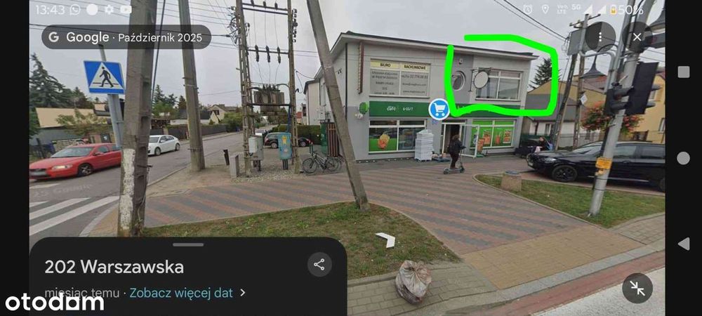 Wynajmę lokal użytkowy Łomianki Centrum Warszawska 1 piętro 50 M2