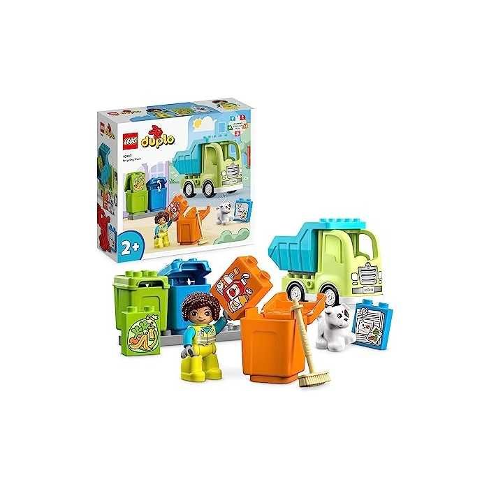 LEGO DUPLO Ciężarówka recyklingowa śmieciarka 31 el.