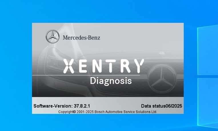 Mercedes Xentry/Das v2025.06 com Vediamo v5.1 e DTS monaco VCI + SSD