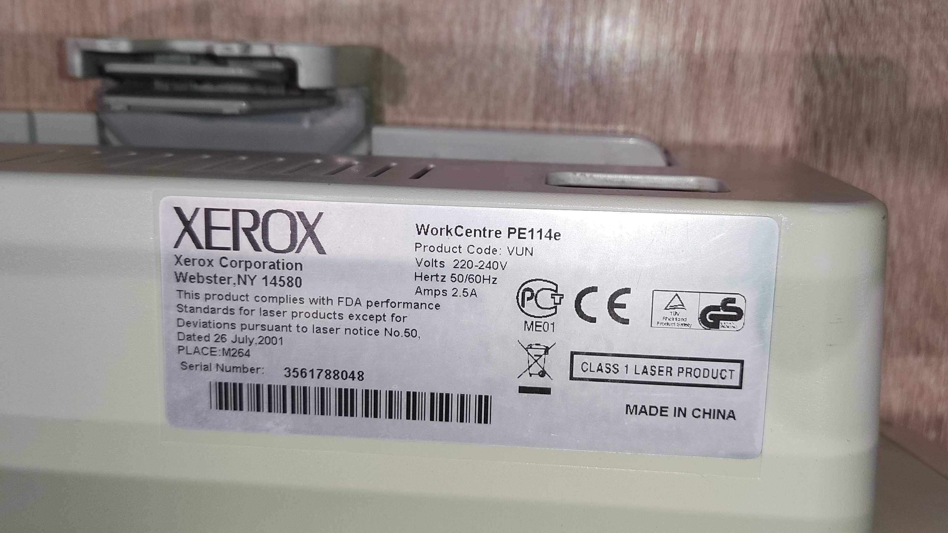 МФУ Xerox WorkCentre PE114e