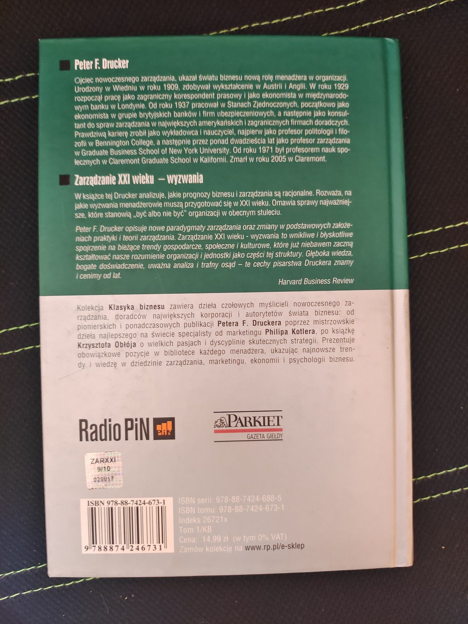 Zarządzanie XXI wieku - wyzwania - Peter F. Drucker - Klasyka Biznesu