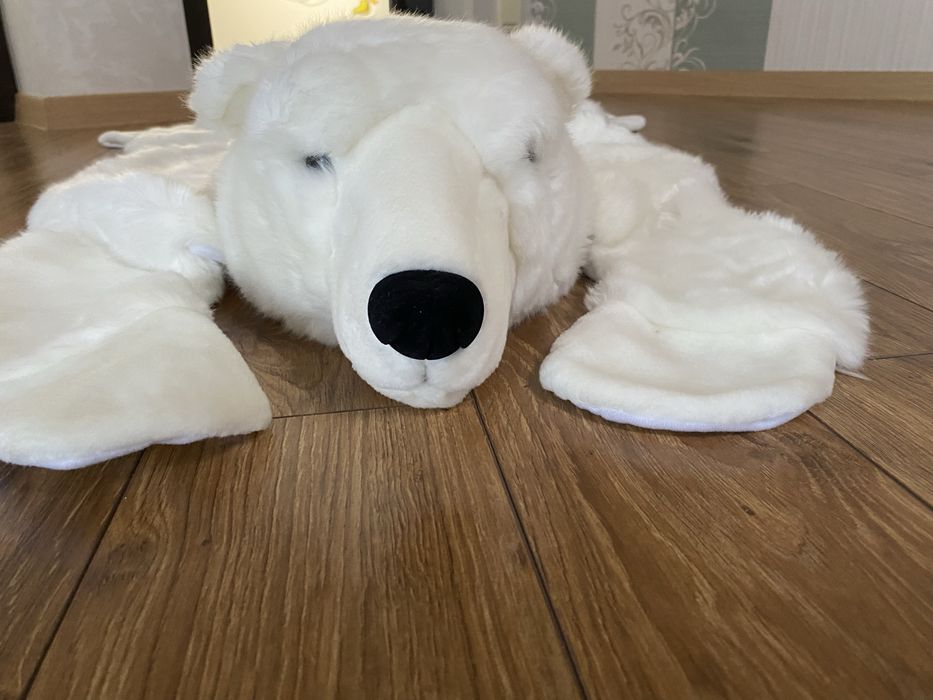 Коврик в дитячу кімнату Білий медвідь