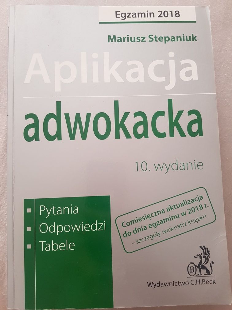 Książka aplikacja adwokacka