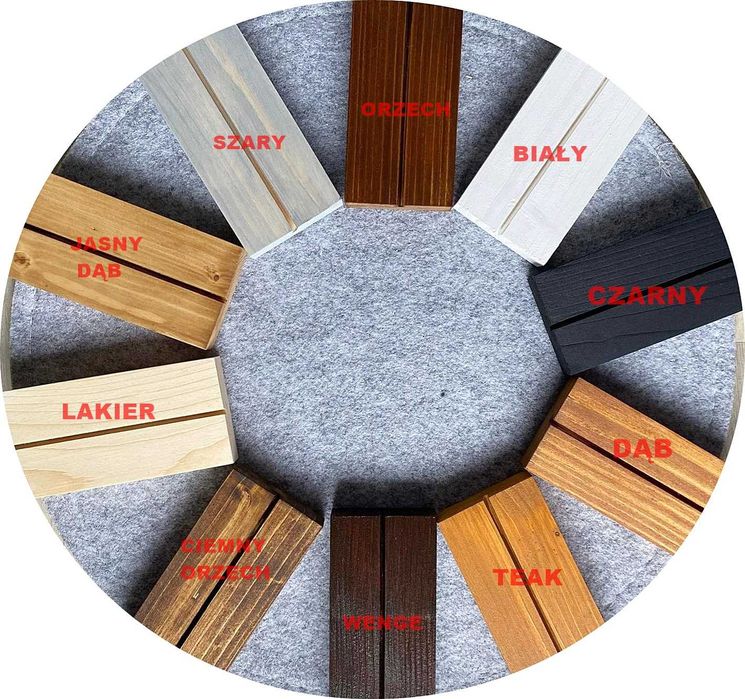 DREWNIANA półka z wieszakiem na papier lub ręcznik