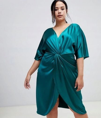 SUKIENKA XXL XXXL 44/46 sukienka wesele szmaragdowa