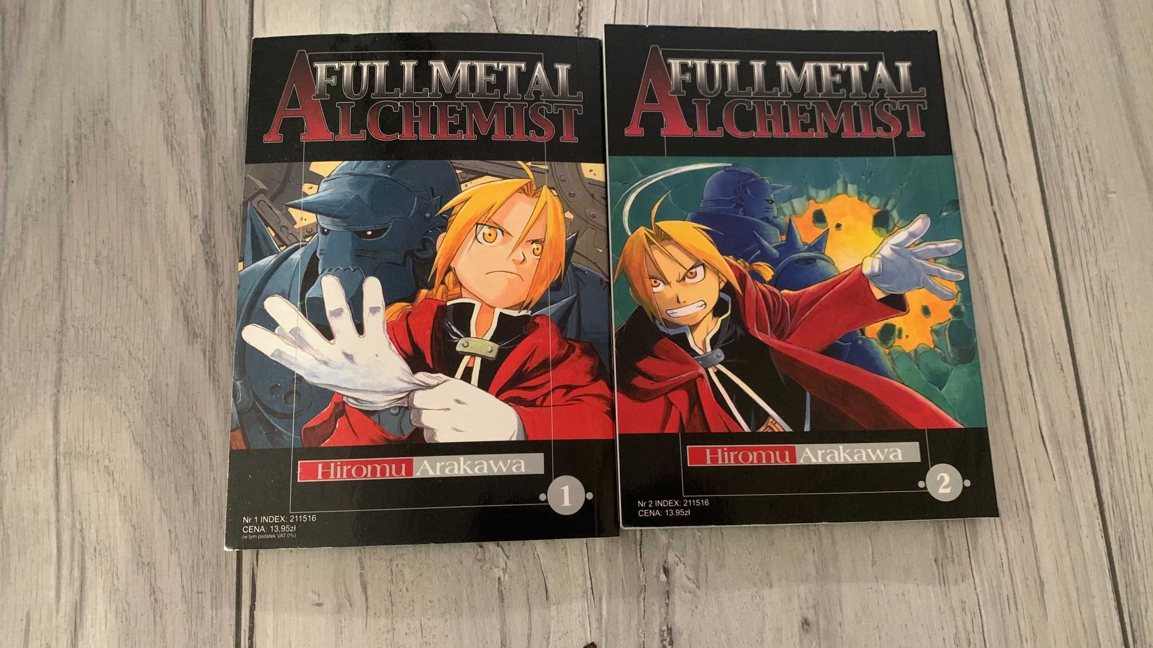 Zestaw mang Fullmetal Alchemist Tom 1-2