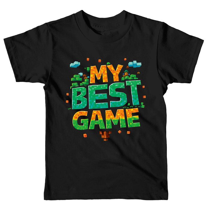 koszulka w stylu gry minecraft, koszulka gracza styl gra minecraft