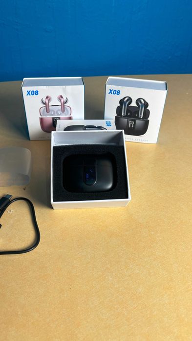 Słuchawki bezprzewodowe douszne, dokanałowe X08 Bluetooth 5.3 spp14