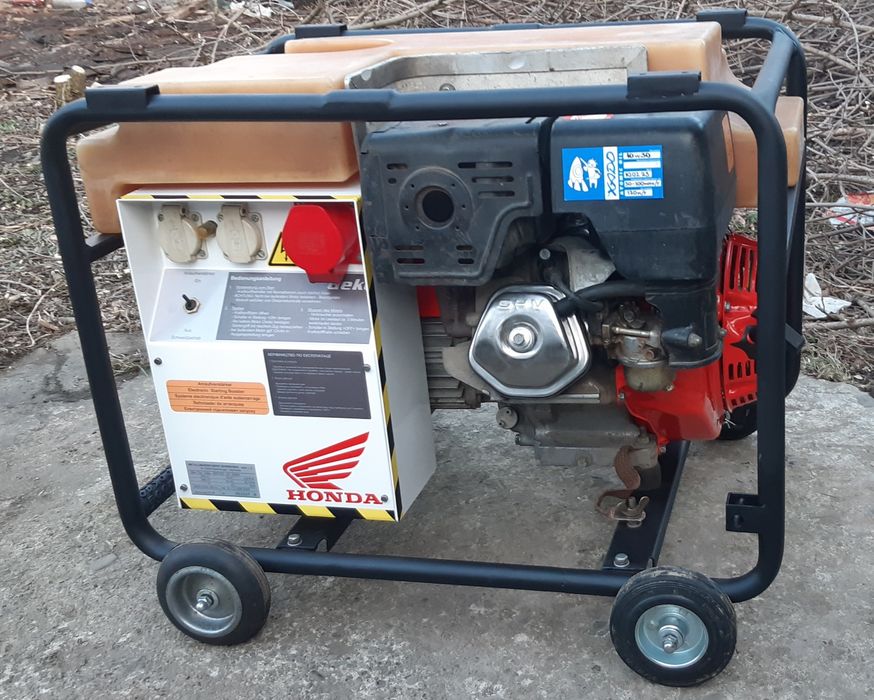 Генератор 3х фазний Geko 6501 ED-AA/HHBA 5.7kw HONDA GX390 13HP