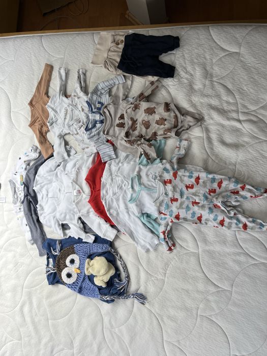 Paczka ubran dla chlopca 0-3msc