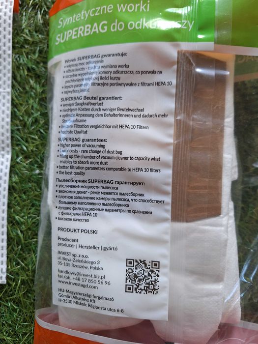 Syntetyczne worki do odkurzcza 17szt OKAZJA